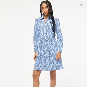 BNWT J Crew Collared mini shirtdress